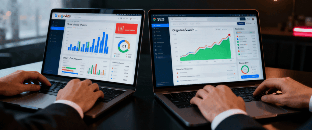 Google Ads oder SEO? Wann welcher Kanal wirklich Sinn macht